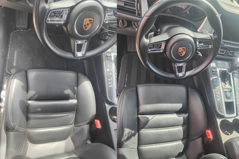nettoyage cuir Porsche Macan 